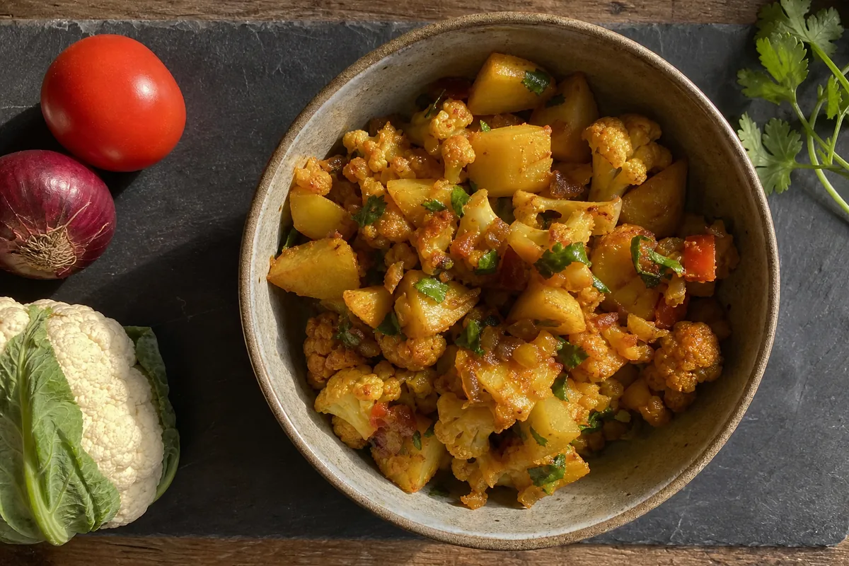 Aloo Gobi: Potato and Cauliflower Curry