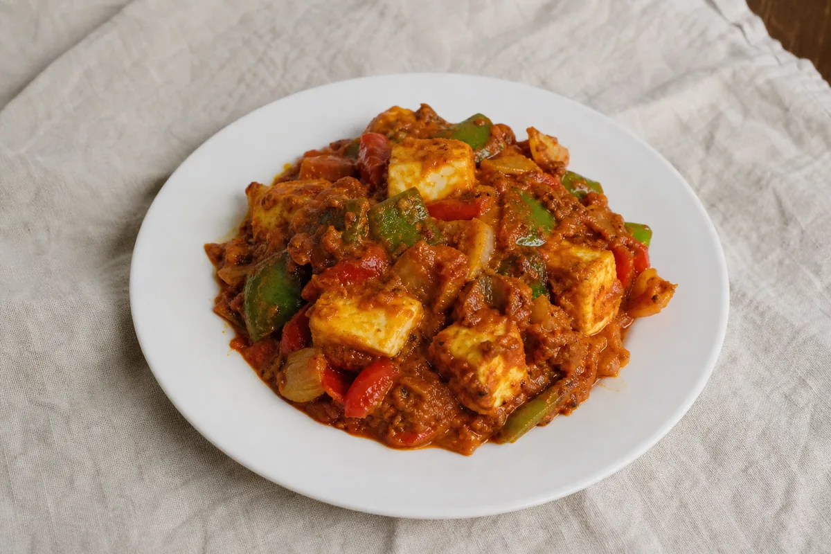 Kadai Paneer Recipe