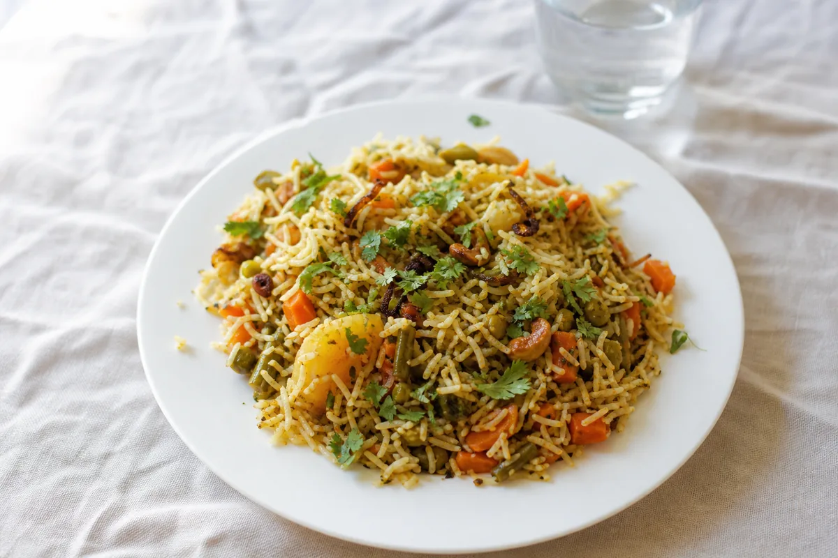Vegetable Biryani (One Pot)
